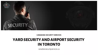 canadian security services