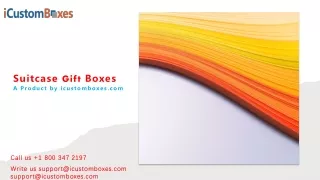 suitcase gift boxes a product by icustomboxes com