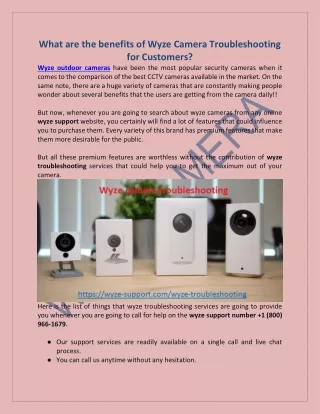 what are the benefits of wyze camera
