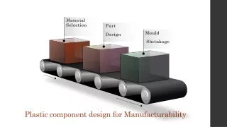plastic component design for manufacturability
