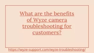 what are the benefits of wyze camera