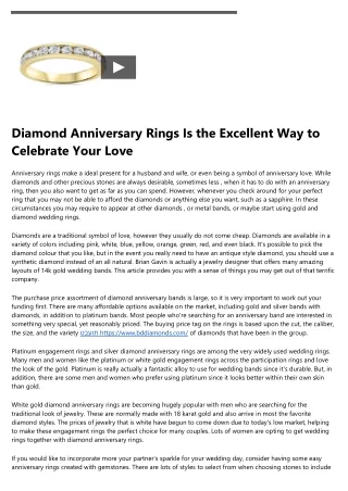 3 Easy Facts About Anniversary Rings For Her Explained