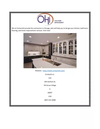 we at contactohi provide the contractors