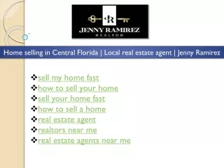 home selling in central florida local real estate