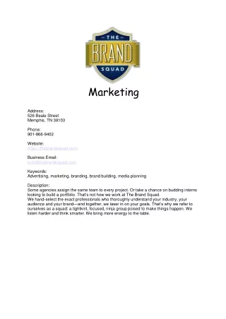 marketing