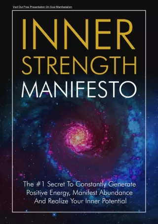 Know you Inner strength manifesto