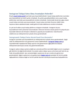 instagram takip i sat n alma avantajlar nelerdir