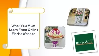 What You Must Learn From Online Florist Website