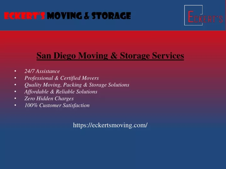 eckert s moving storage
