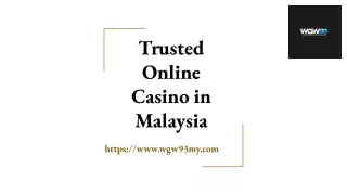 Slot Games Malaysia