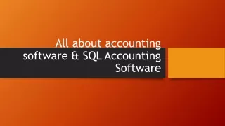 all about accounting software sql accounting software