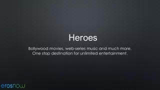 Watch Heroes Full Movie – Online on Eros Now