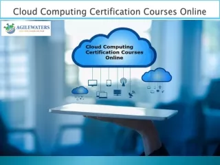 Cloud Computing Certification Courses Online