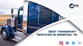 Best Transport Services company in Memphis Tennessee