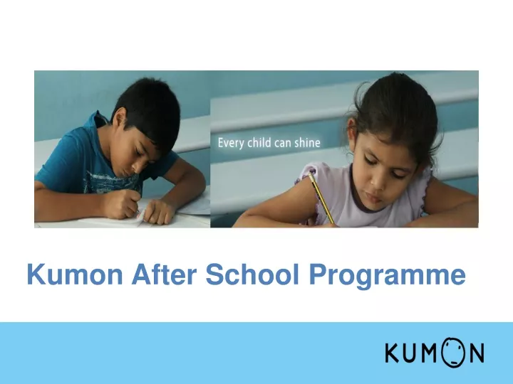 kumon after school programme