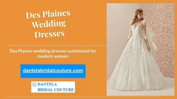 des plaines wedding dresses