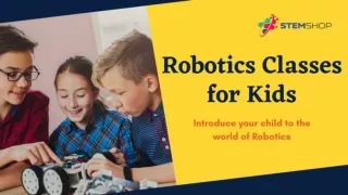 Robotics Classes For Kids | Stem Shop Store