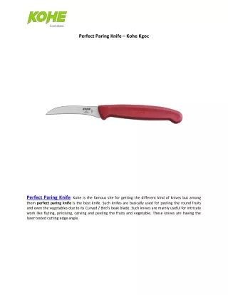 perfect paring knife kohe kgoc