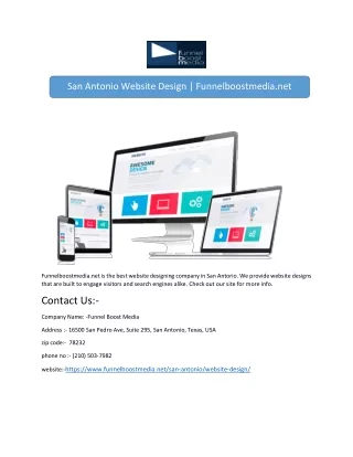 san antonio website design funnelboostmedia net