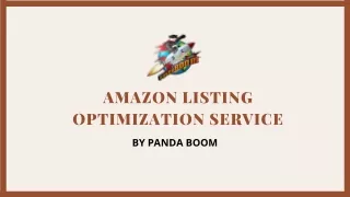 Know How to Optimize Amazon Listing - Panda Boom