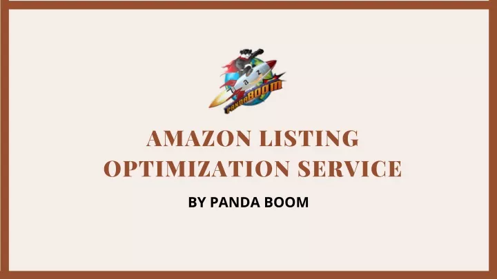 amazon listing optimization service