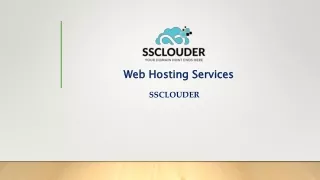 Web Hosting Services