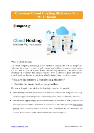 Common Cloud Hosting Mistakes You Must Avoid