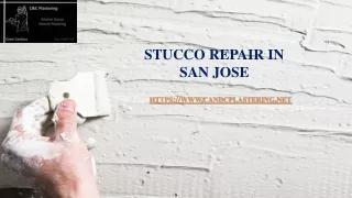 stucco repair in san jose