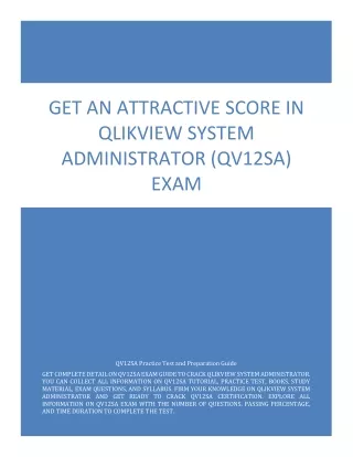 get an attractive score in qlikview system