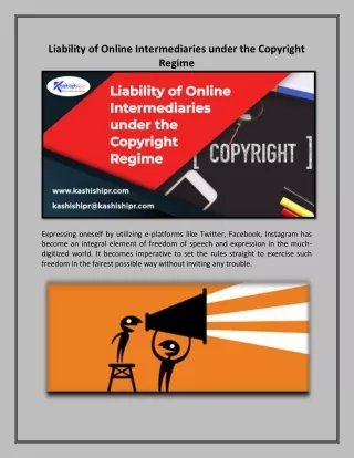 liability of online intermediaries under