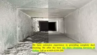 Air Duct Cleaning Services in Dallas