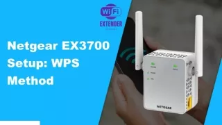 Easy Steps to Setup Wifi Range Netgear Ex3700 Extender