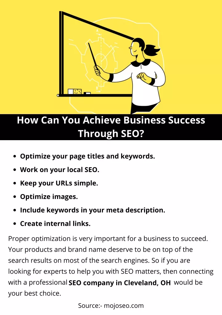 how can you achieve business success through seo