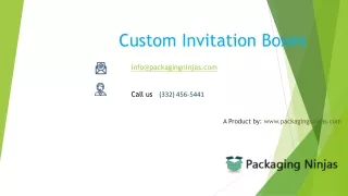 custom invitation boxes
