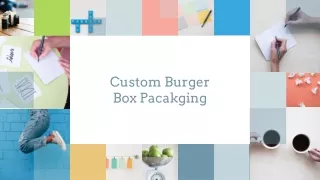 custom burger box pacakging