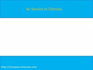 ac service in chennai