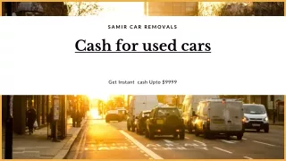 Get amazing cash for my used cars