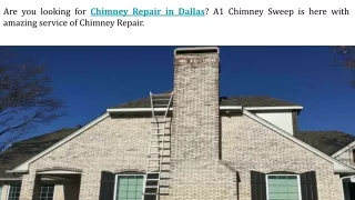 Chimney Repair in Dallas