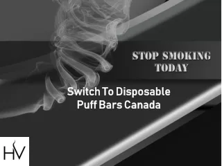 Disposable Puff Bars Canada