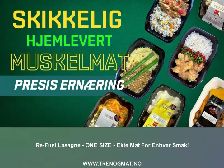 re fuel lasagne one size ekte mat for enhver smak