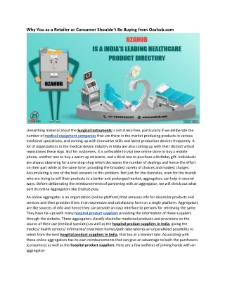 why you as a retailer or consumer shouldn