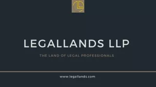 Legallands LLP - The Law Firm | Corporate Law Firm Delhi