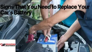 Car Battery | Car Battery Replacement | Roadside Response