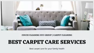 Hire Best Couch Cleaning Services In NYC