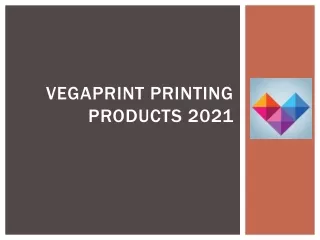 vegaprint printing products 2021