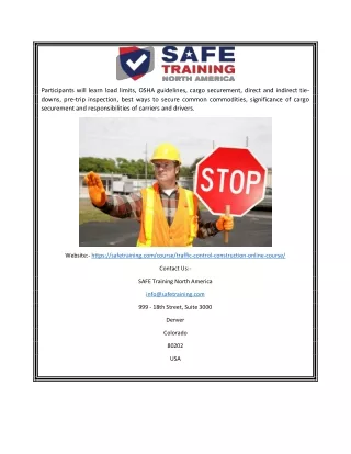 participants will learn load limits osha