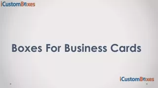 boxes for business cards