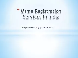 All MSMEs who are registered under Udyam Registration are requested to register under TReDS