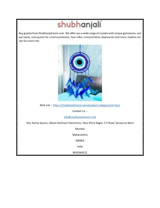 Evil Eye Bracelet | Shubhanjalistore.com
