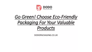 Incredible Eco-Friendly Packaging | Wholesale Custom Packaging